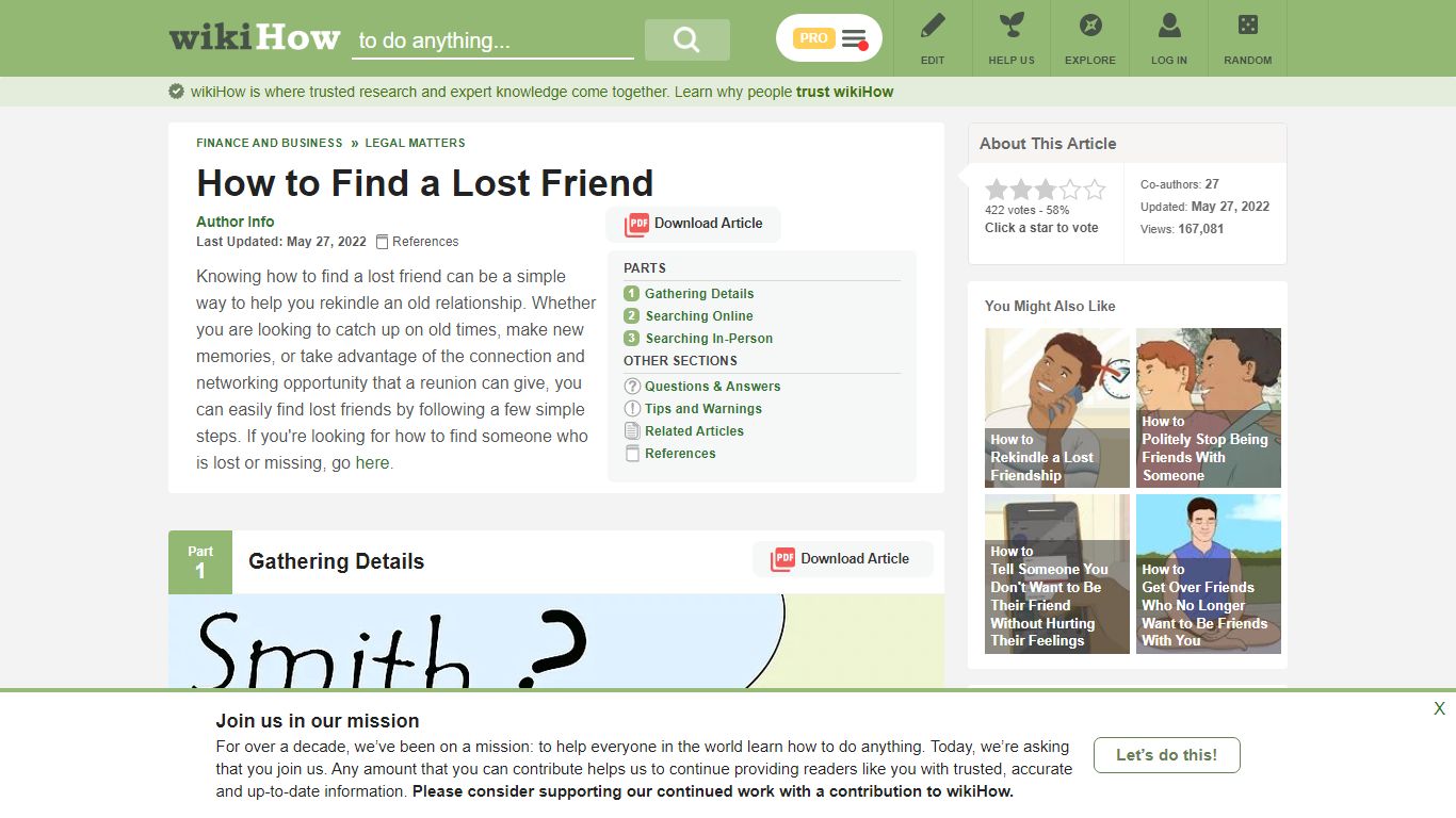 How to Find a Lost Friend: 10 Steps (with Pictures) - wikiHow