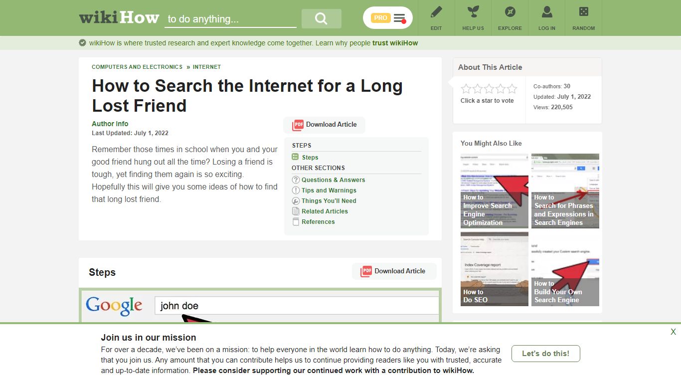 How to Search the Internet for a Long Lost Friend: 5 Steps - wikiHow